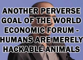 Nog een pervers doel van het Wereld Economisch Forum – Mensen zijn slechts hackbare dieren