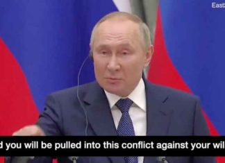Poetin persconferentie maakt nucleaire oorlog duidelijk: Als Oekraïne toetreedt tot NAVO of iemand probeert de Krim met geweld in te nemen