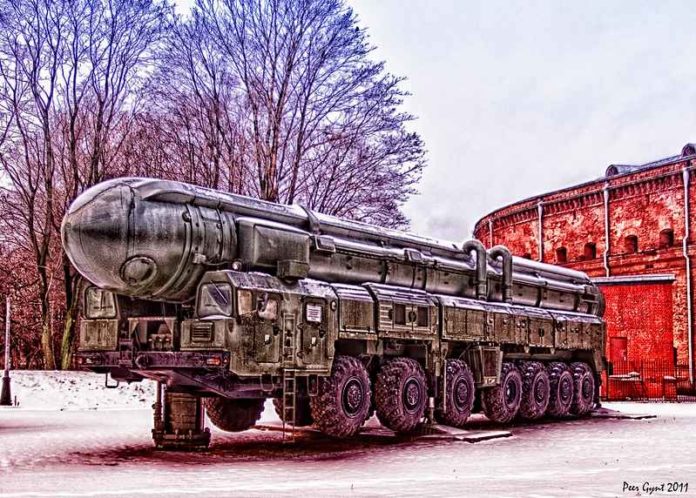 Russian Mobile Intercontinental Ballistic Missile RT-2PM Topol
