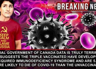 Angstaanjagende officiële Canadese regeringsgegevens: Drievoudig gevaccineerden hebben AIDS ontwikkeld en hebben nu 5x meer kans om aan Covid-19 te sterven dan ongevaccineerden