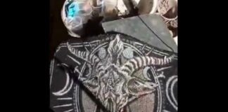 Satanische beelden teruggevonden na Russische raketaanval in Oekraïne – Rusland beweert dat Amerikaanse huurlingen die in Oekraïne vechten “de duivel aanbidden”