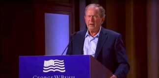 Bush’s Freudiaanse bekentenis over Irak … “een volkomen ongerechtvaardigde en brutale invasie van Irak te beginnen”