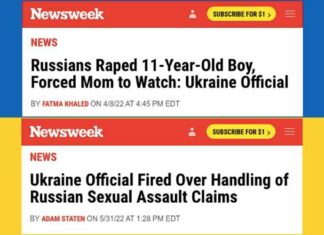 Oekraïne ontslaat eigen Mensenrechtencommissaris wegens het beweren van “systematische verkrachtingen” door Russische troepen