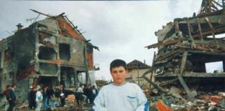 De omvang van de NAVO-verwoesting in Joegoslavië
