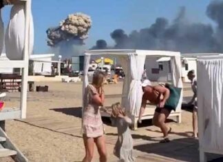 Het Oekraïense Ministerie van Defensie dreigt Russische burgers op de Krim te bombarderen