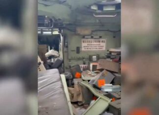 Het resultaat van de confrontatie tussen de Russische BTR-82A en de Nederlandse YPR 765 in Oekraïne wordt getoond