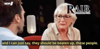 Oostenrijkse actrice eist dat “tegenstanders van vaccins in elkaar worden geslagen”, krijgt massaal applaus van publiek (Video)