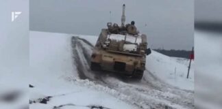 De Amerikaanse Abrams gevechtstank is niet wintergeschikt (Video)