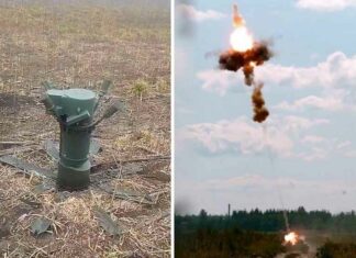 De nieuwste Russische antitankmijn PTKM-1R is gesignaleerd in de regio Kherson