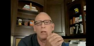 VIDEO: Dilbert-bedenker Scott Adams waarschuwt blanken ‘ga als de donder weg’ van zwarten, nu uit enquête blijkt dat ze niet ‘oké’ zijn met blank zijn