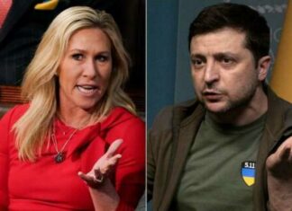 VS afgevaardigde Greene tegen Zelensky: “Blijf met je handen van onze zonen en dochters af”