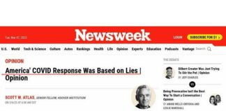 Een opiniestuk in mainstream media Newsweek roept op tot “verontschuldigingen” en “onderzoeken”