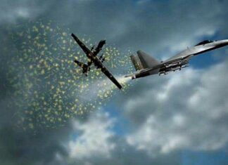 De Amerikanen simuleerden de crash van de MQ-9 Reaper drone voor de kust van de Krim
