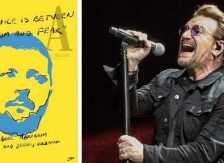 Bono maakt nu illustraties voor The Atlantic, omdat alles fake en stom is