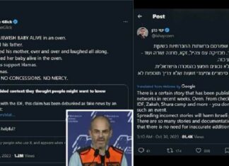 Hamas heeft geen “baby in een oven gebakken”, melden Israëlische journalisten