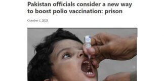 Pakistaanse ouders die hun kinderen niet laten vaccineren (tegen polio en andere ziekten) kunnen een maand de gevangenis in