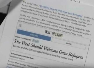 Voormalig Israëlisch minister van Binnenlandse Zaken zegt dat “alle 2 miljoen” Palestijnen Gaza moeten verlaten en zich moeten vestigen in de VS en de EU