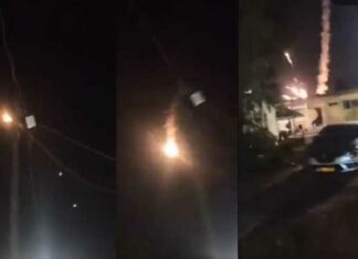 KIJK: Israël’s Iron Dome onderscheppingsraketten haperen en treffen Tel Aviv