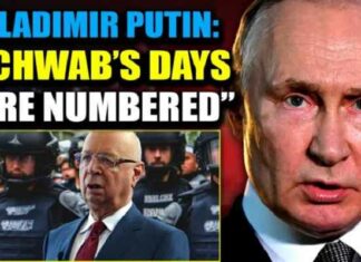 Poetin verklaart dat globalisten terrorist Klaus Schwab een legitiem militair doelwit is