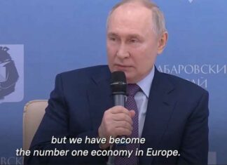 Poetin: “Duitsland en de EU zijn verleden tijd, wij zijn officieel de nummer 1 economie in Europa – Wij hebben groei en zij hebben achteruitgang” (Video)