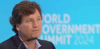 Tucker Carlson hekelt transhumanisten die ‘denken dat ze God zijn’ op World Governments Summit