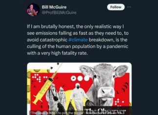 Klimaatwetenschapper stelt voor de menselijke bevolking te “ruimen” met een dodelijke pandemie om de “klimaatcrisis” op te lossen