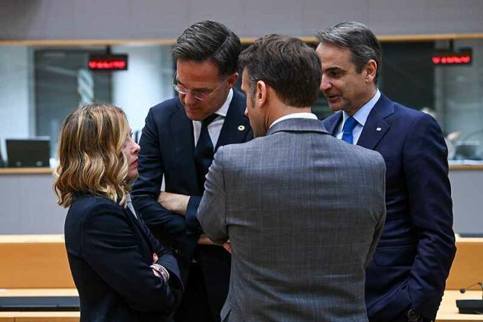 Meloni-Rutte-Macron-Mitsotakis