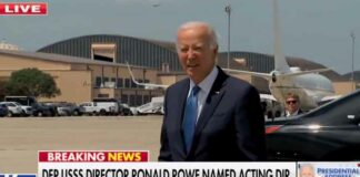 Kijk: Biden lijkt in de war als hem gevraagd wordt waarom hij afgehaakt is