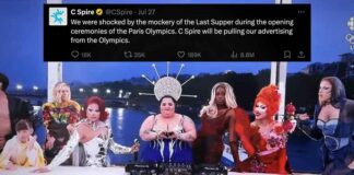 Na godslasterlijke Olympische openingsceremonie: sponsor trekt zich terug