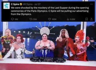 Na godslasterlijke Olympische openingsceremonie: sponsor trekt zich terug