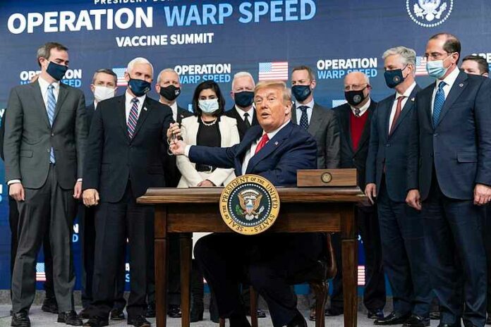 Trump warp speed