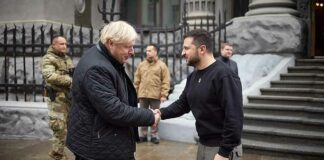 Boris Johnson roept opnieuw op tot NAVO-troepen op de grond in Oekraïne