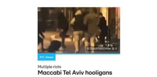 Israëlische hooligans bestormen Amsterdam en scanderen “Fu** You Palestine”