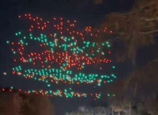 Verontrustende video’s tonen kerstdroneshow in Florida die eindigt in horror