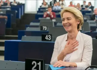 Peilingsshow door von der Leyen