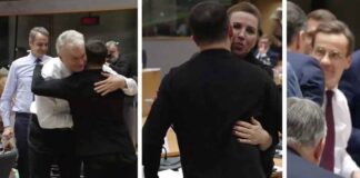 EU-leiders stonden in de rij om Zelensky te kussen en te omhelzen
