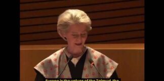 EU’s Ursula Von Der Leyen zegt dat de Joodse Babylonische Talmoed het hart vormt van de Europese cultuur