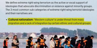 Bezorgdheid over massa-immigratie is terroristische ideologie, zegt Britse regering