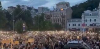 Massale protesten tegen Zelensky in Oekraïne