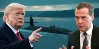 Trump-Medvedev-ruzie escaleert: kernonderzeeërs naar Rusland