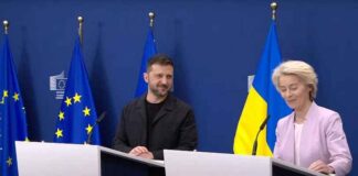 EU tegen Zelensky tijdens spoedpersconferentie: “We zullen je steunen zolang dat nodig is”