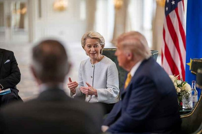 von der leyen Trump