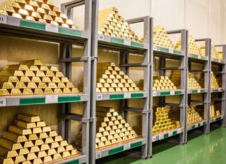 Rusland wordt rijk door stijgende goudprijs