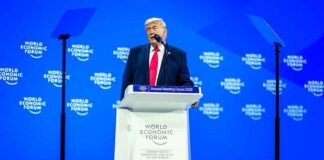 Trump in Davos: ‘Covid’ was een militaire operatie. Er werd “stof” (chemische wapens) gebruikt