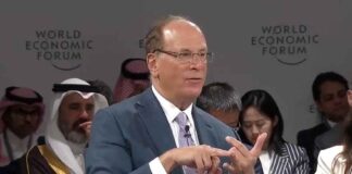 BlackRock-Fink geeft toe tijdens het WEF: wind- en zonne-energie leiden tot energietekorten