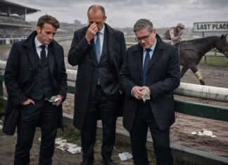 Het Europese driemanschap van zwakke marionetten staat voor het moment van de waarheid