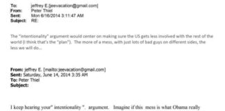 Het meest controversiële Epstein-document: chaos als geopolitieke strategie