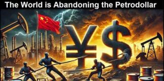De petrodollar stort officieel in nu de Straat van Hormuz ondanks het vermeende ‘staakt-het-vuren’ gesloten blijft voor de VS en Israël