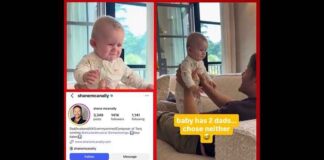 Homoseksueel stel bespot huilende baby die om zijn moeder roept