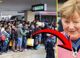 Na massale immigratie naar de EU – Merkel beloond met medaille